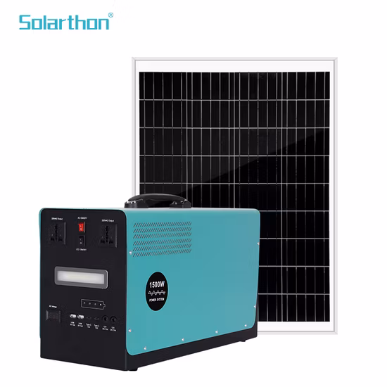 太陽光発電機 ソーラー パネル キット ポータブル 1500W オフグリッド太陽エネルギー システム